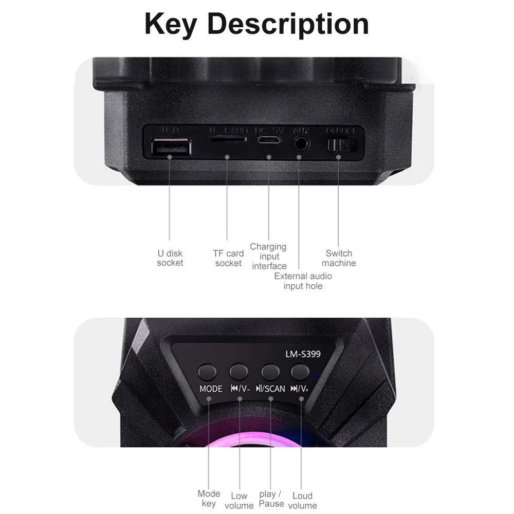 Kraftfull bluetooth-högtalare