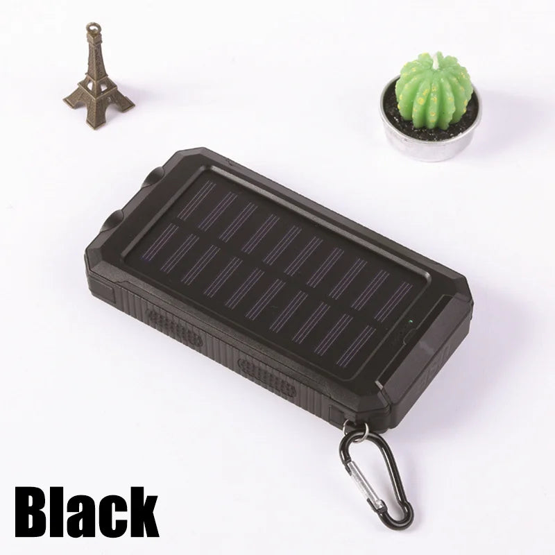 Snabbladdande Power bank med solceller 20 000 mAh