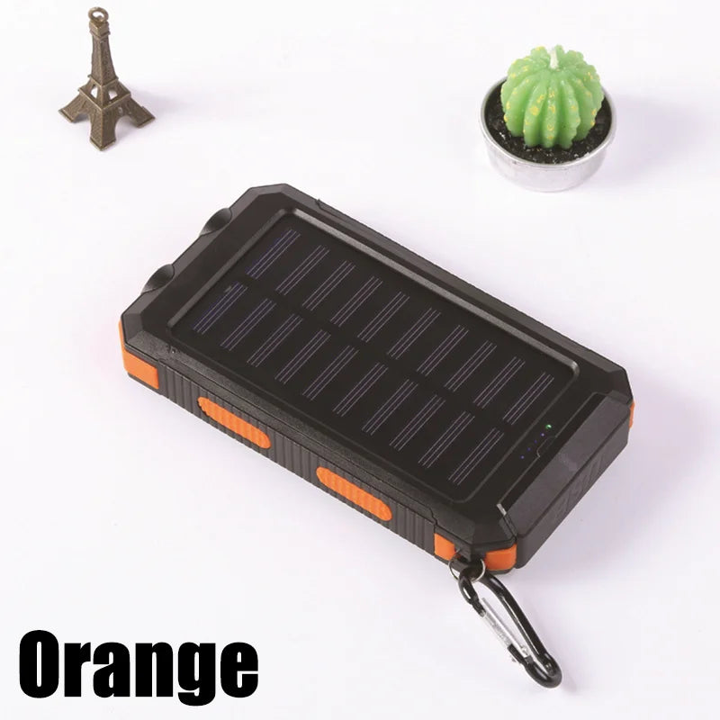 Snabbladdande Power bank med solceller 20 000 mAh