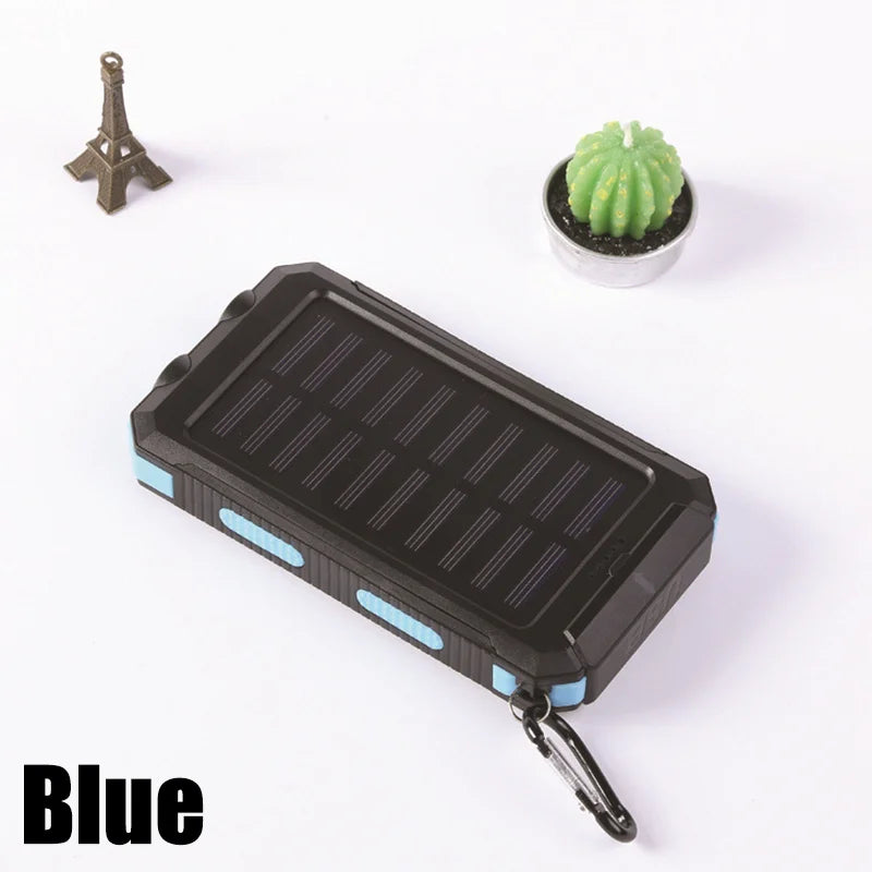 Snabbladdande Power bank med solceller 20 000 mAh
