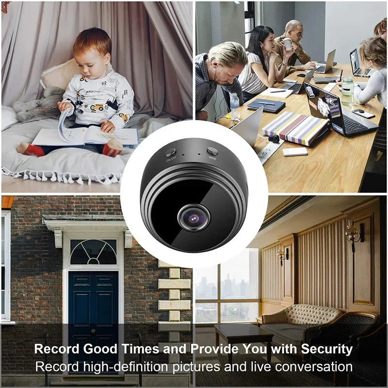 Trådlös Mini IP-Kamera med 1080P HD