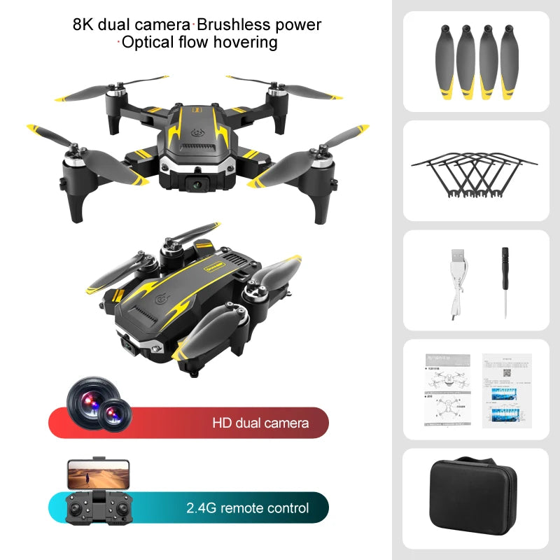 G6 Pro GPS-drönare med HD-kamera – Hopfällbar, WiFi, FPV & Hinderundvikning