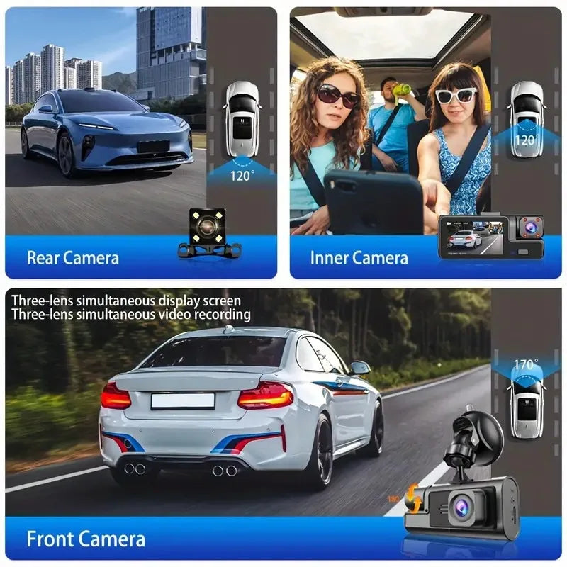 Dash Cam 1080P Front Rear View