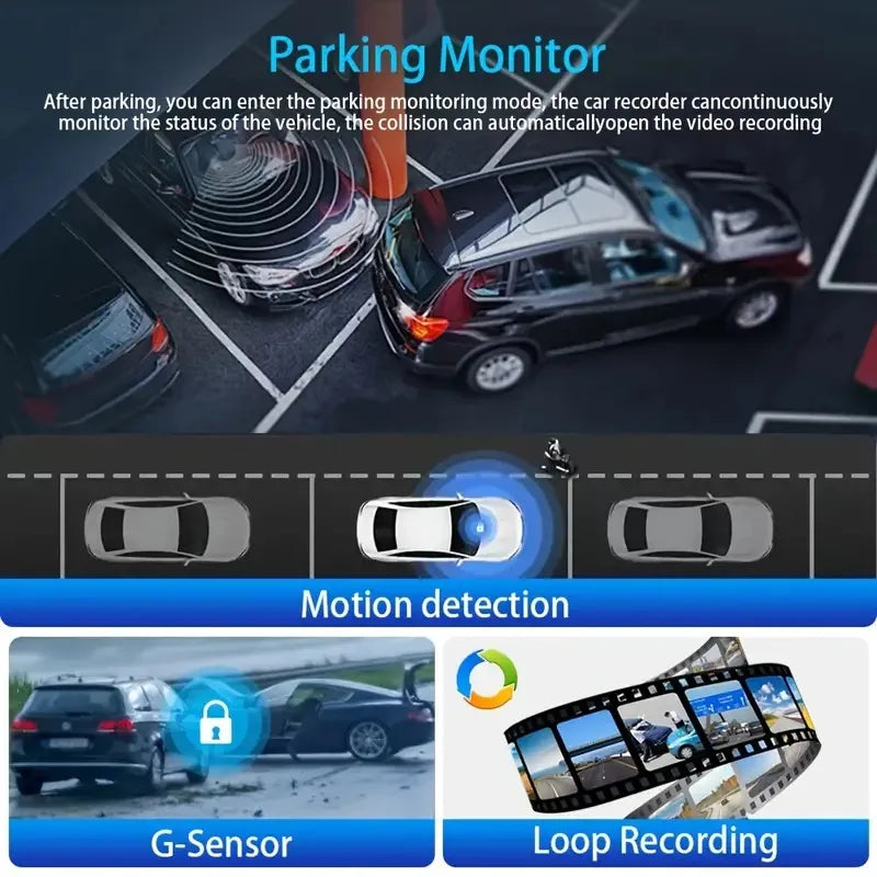 Dash Cam 1080P Front Rear View