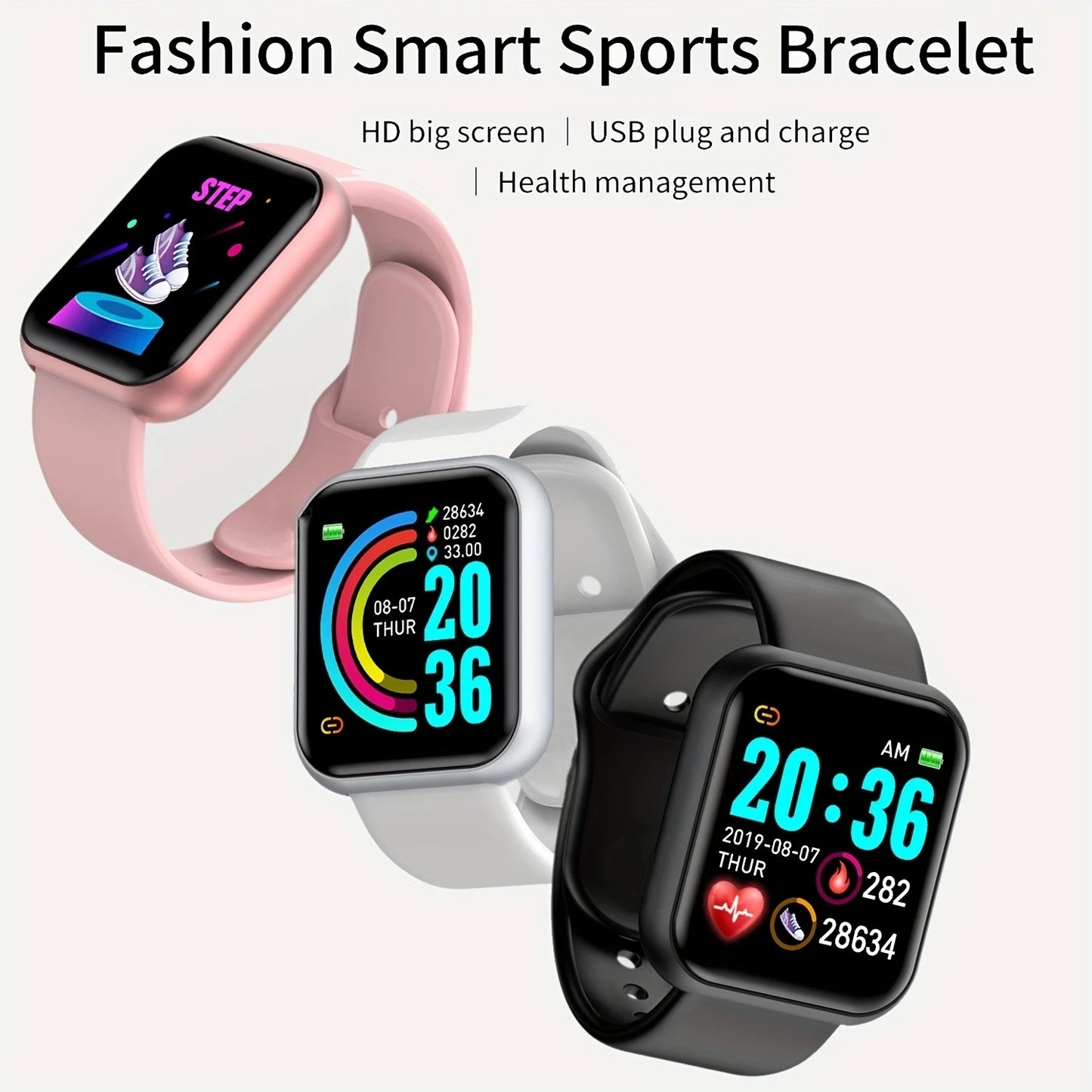 Smartklocka med LED-display – CHAOGENB