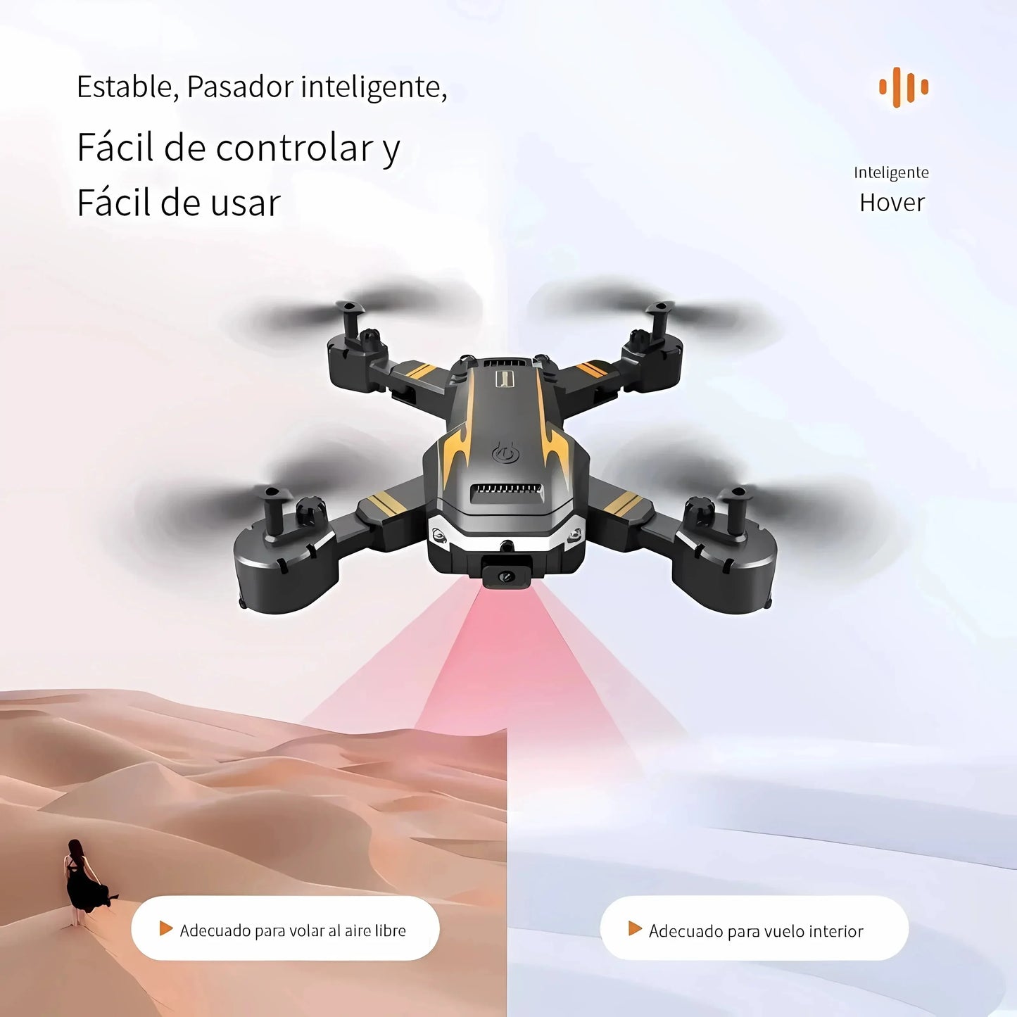 G6 Pro GPS-drönare med HD-kamera – Hopfällbar, WiFi, FPV & Hinderundvikning