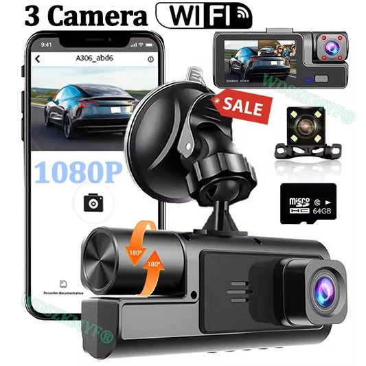 Dash Cam 1080P Front Rear View