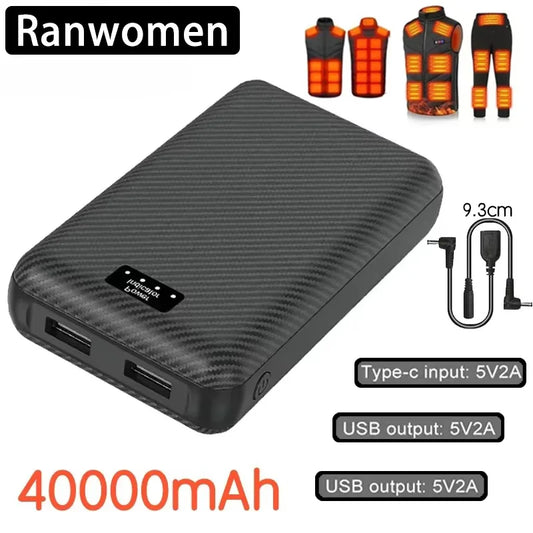 Power Bank för elektriskt uppvärmda kläder