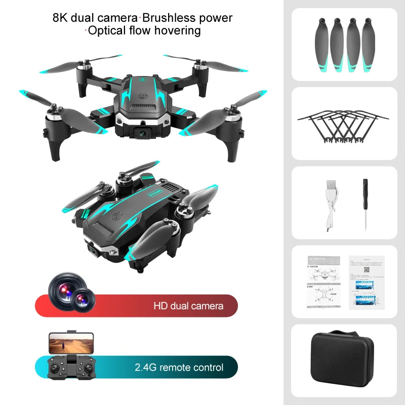 G6 Pro GPS-drönare med HD-kamera – Hopfällbar, WiFi, FPV & Hinderundvikning