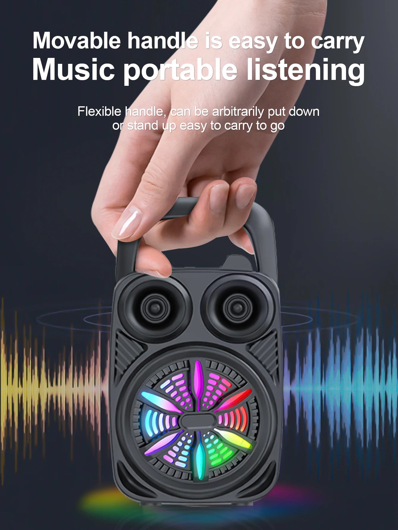 Kraftfull bluetooth-högtalare