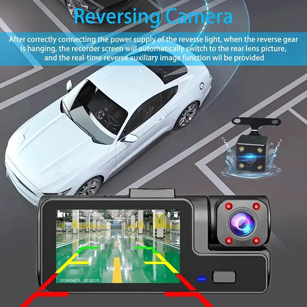 Dash Cam 1080P Front Rear View