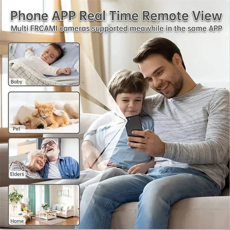 Trådlös Mini IP-Kamera med 1080P HD