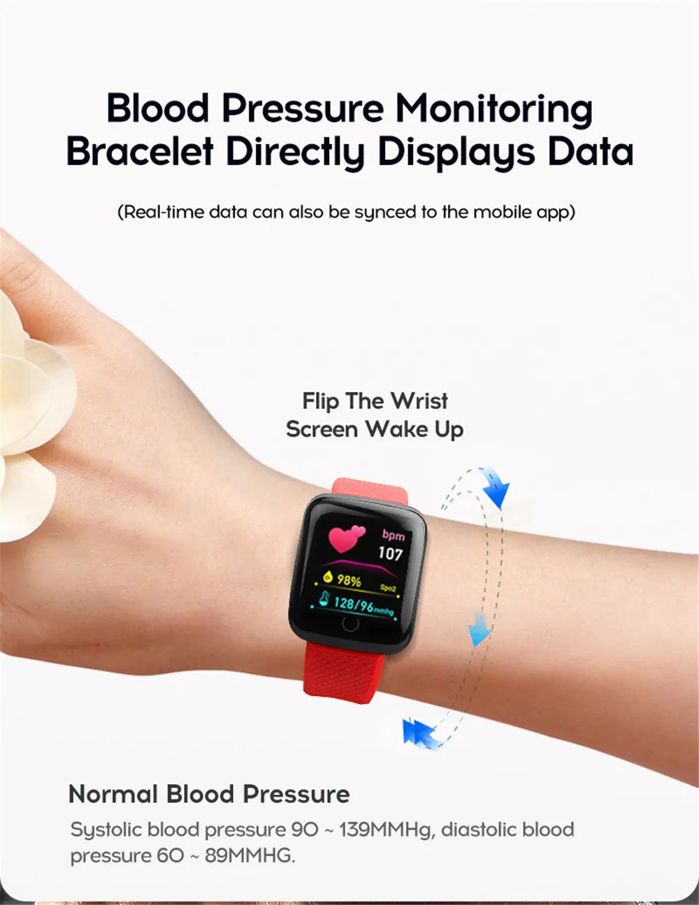 Smartklocka med LED-display – CHAOGENB