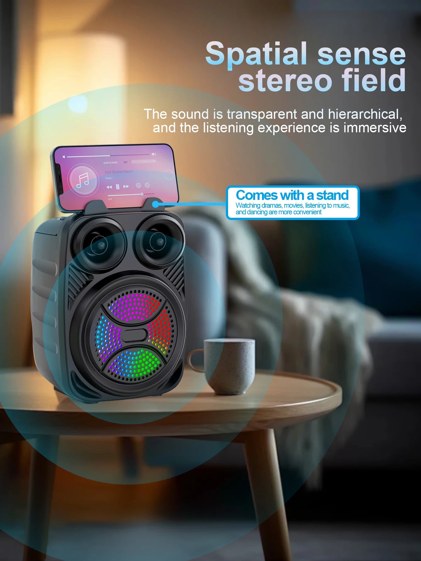 Kraftfull bluetooth-högtalare