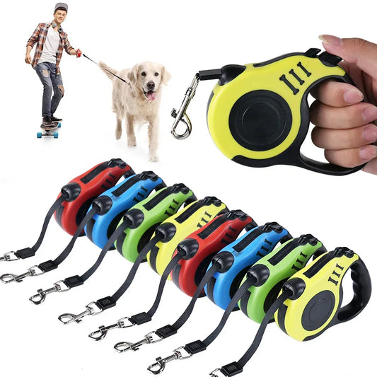 Flexibelt Hundkoppel med LED-lampa